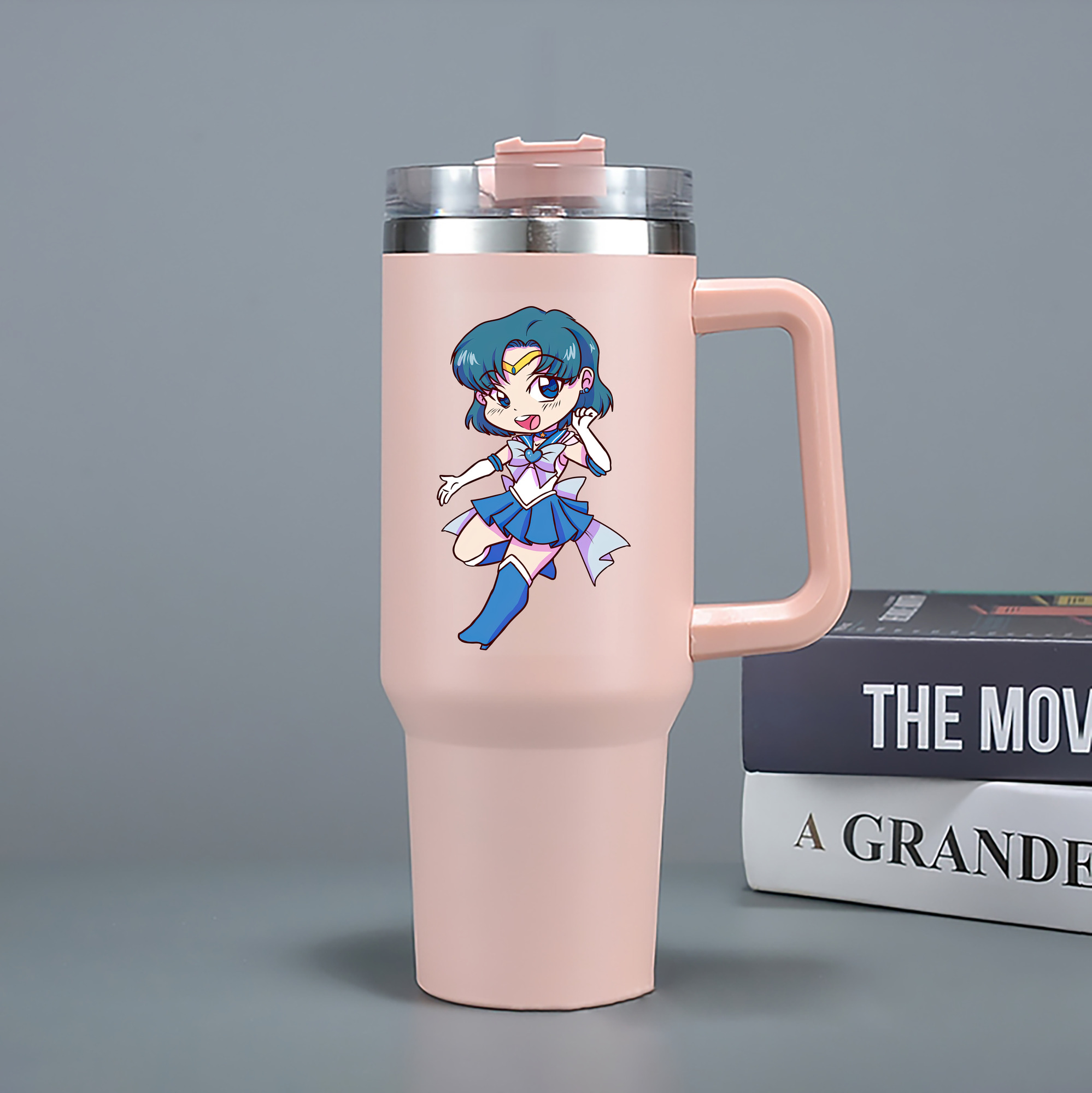 （画像用） 美少女戦士セーラームーン 水野 亜美 みずの あみ Sailor Moon Mizuno Ami 1200mL車用タンブラー（カラープリント）